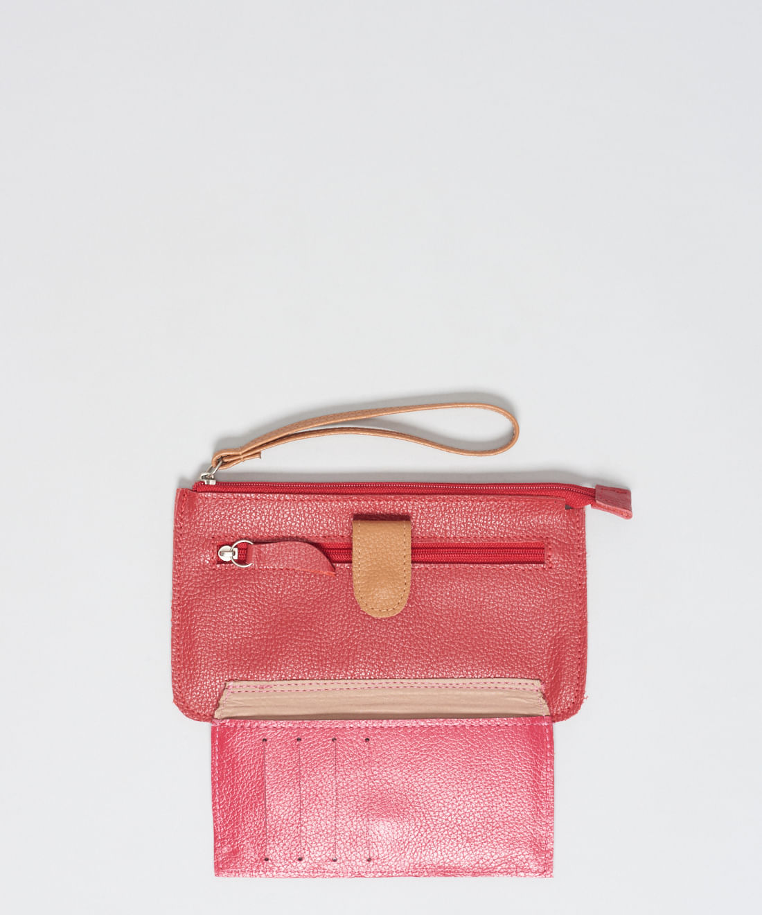 Carteira Croma Couro Neo - Vermelho - Imagem 2