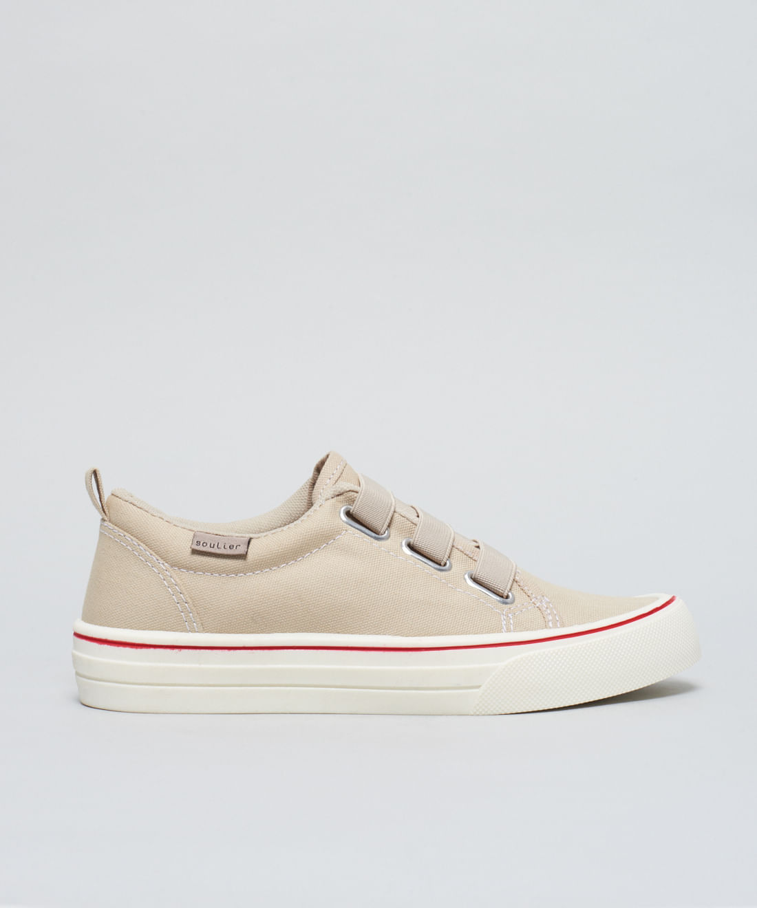 Tenis Lona Elastico - Offwhite - Imagem 6