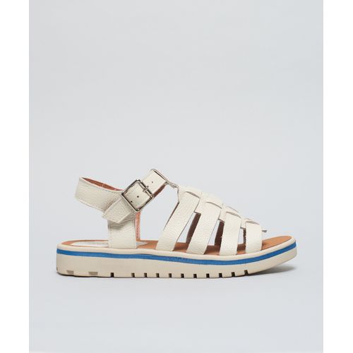 Rasteira Tratorada Joana - Offwhite