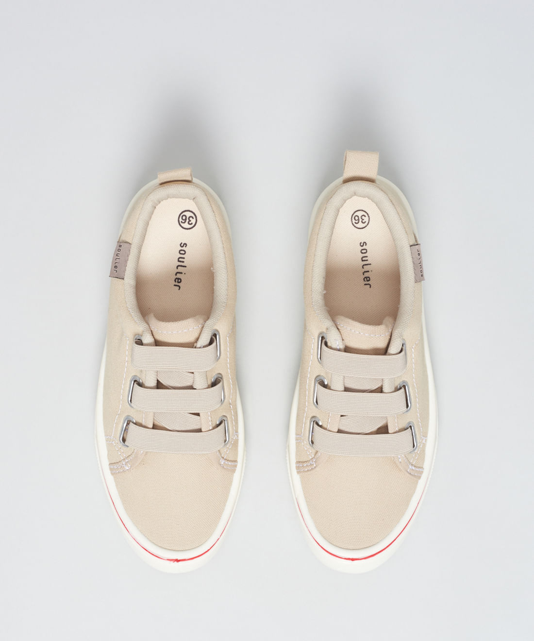Tenis Lona Elastico - Offwhite - Imagem 19