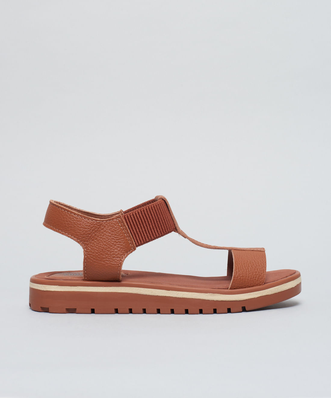 Rasteira Tratorada Elastico Couro - Mousse - Imagem 16