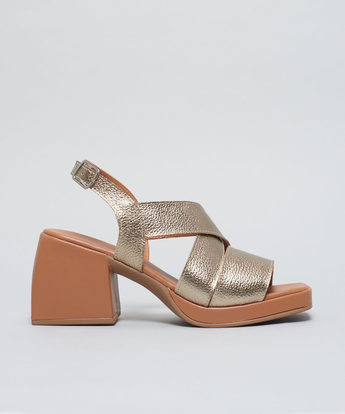 Meia Pata Couro Elisa - Prata Velho - Imagem 9