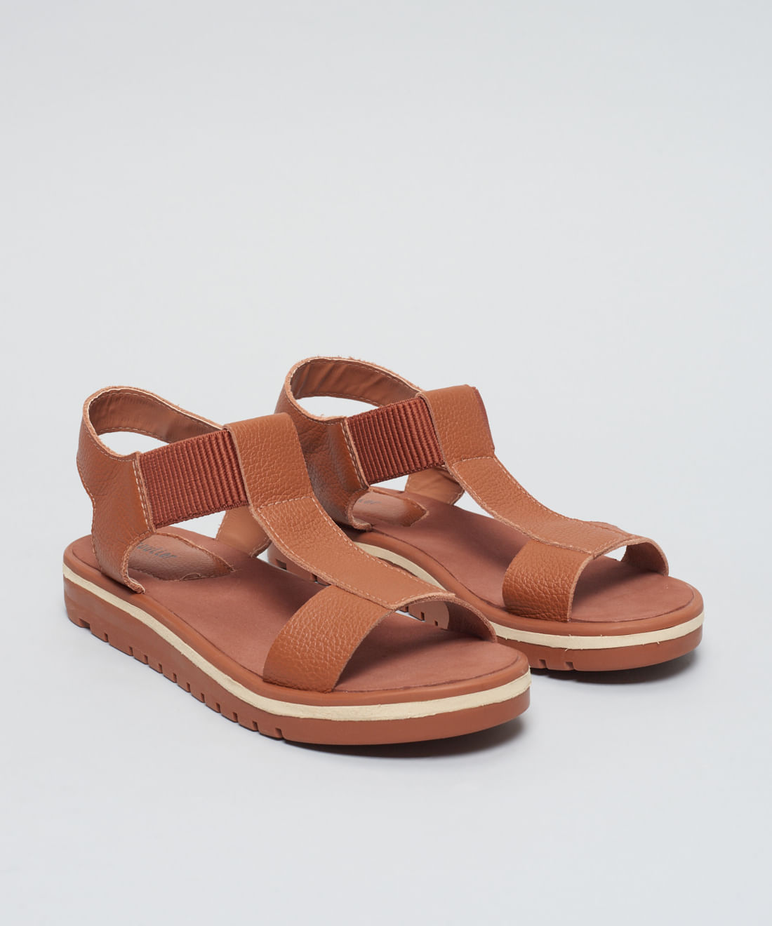 Rasteira Tratorada Elastico Couro - Mousse - Imagem 32