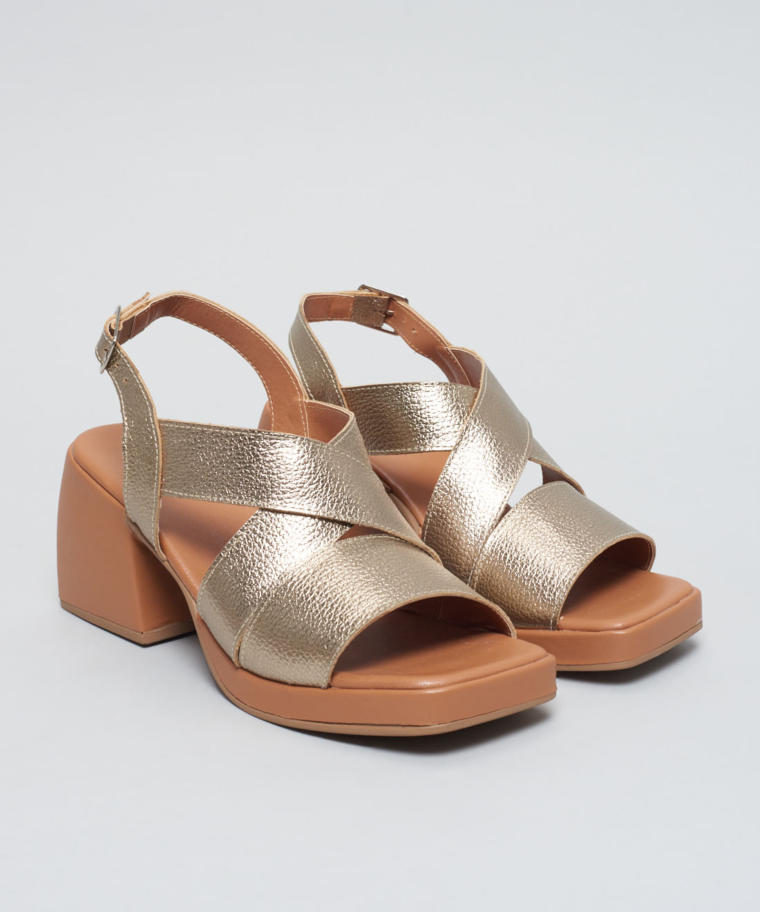 Meia Pata Couro Elisa - Prata Velho - Imagem 14