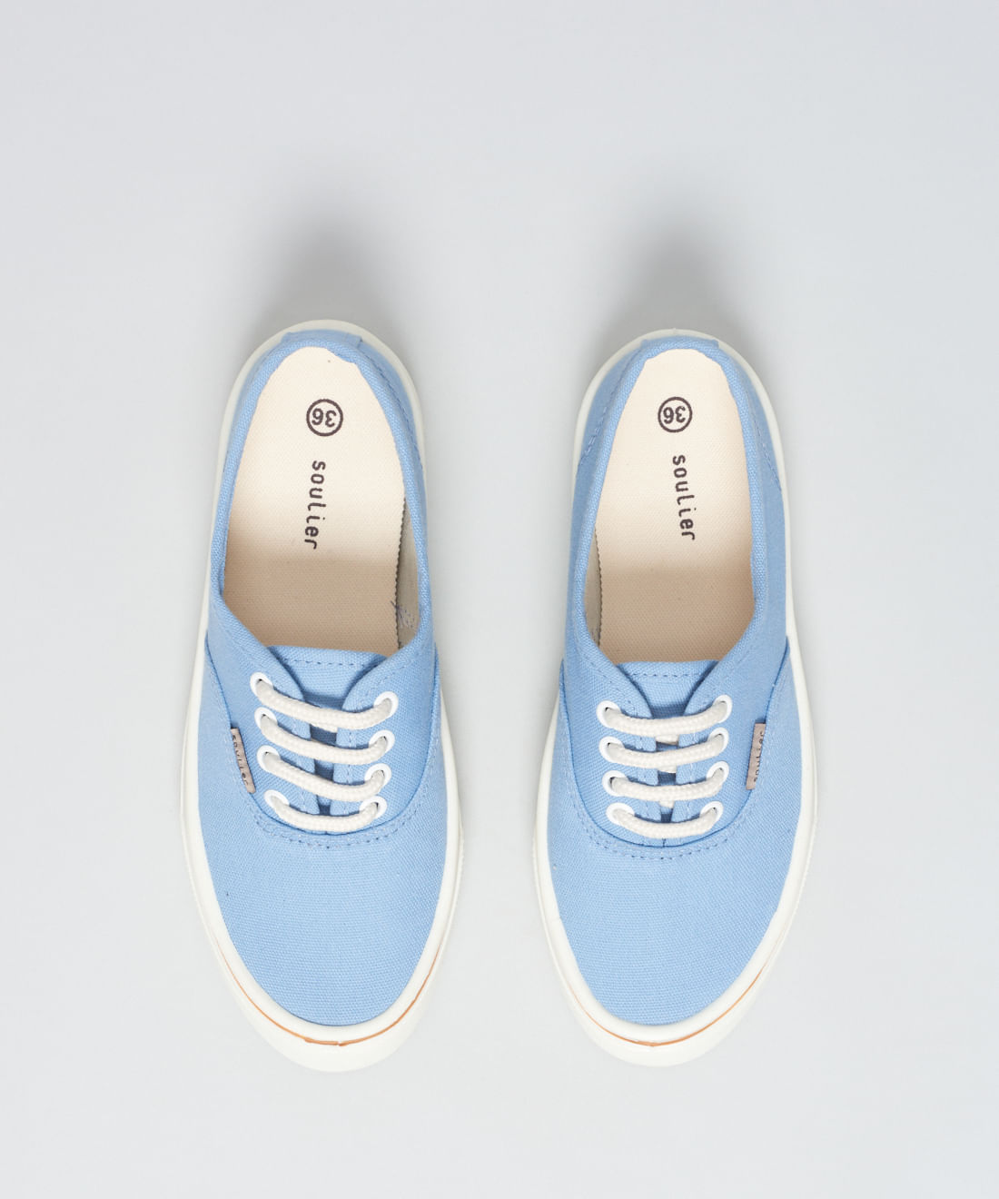 Tenis Lona Basico Casual - Azul Safira - Imagem 34