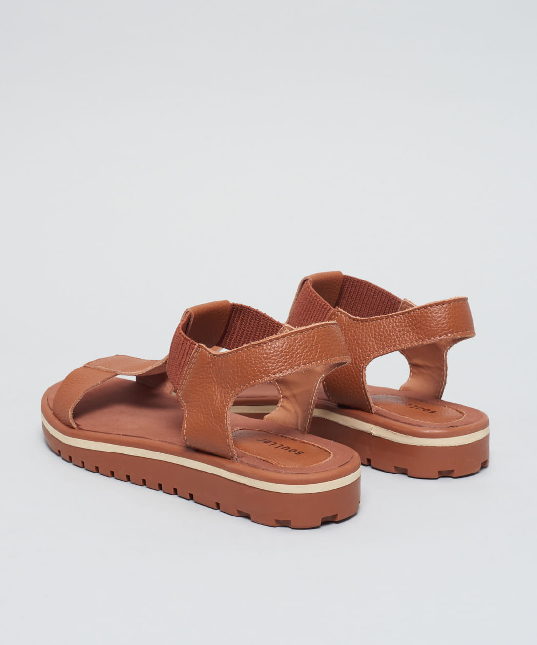 Rasteira Tratorada Elastico Couro - Mousse - Imagem 8