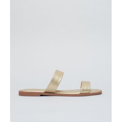Rasteira Basica Soft Gabi - Prata Velho