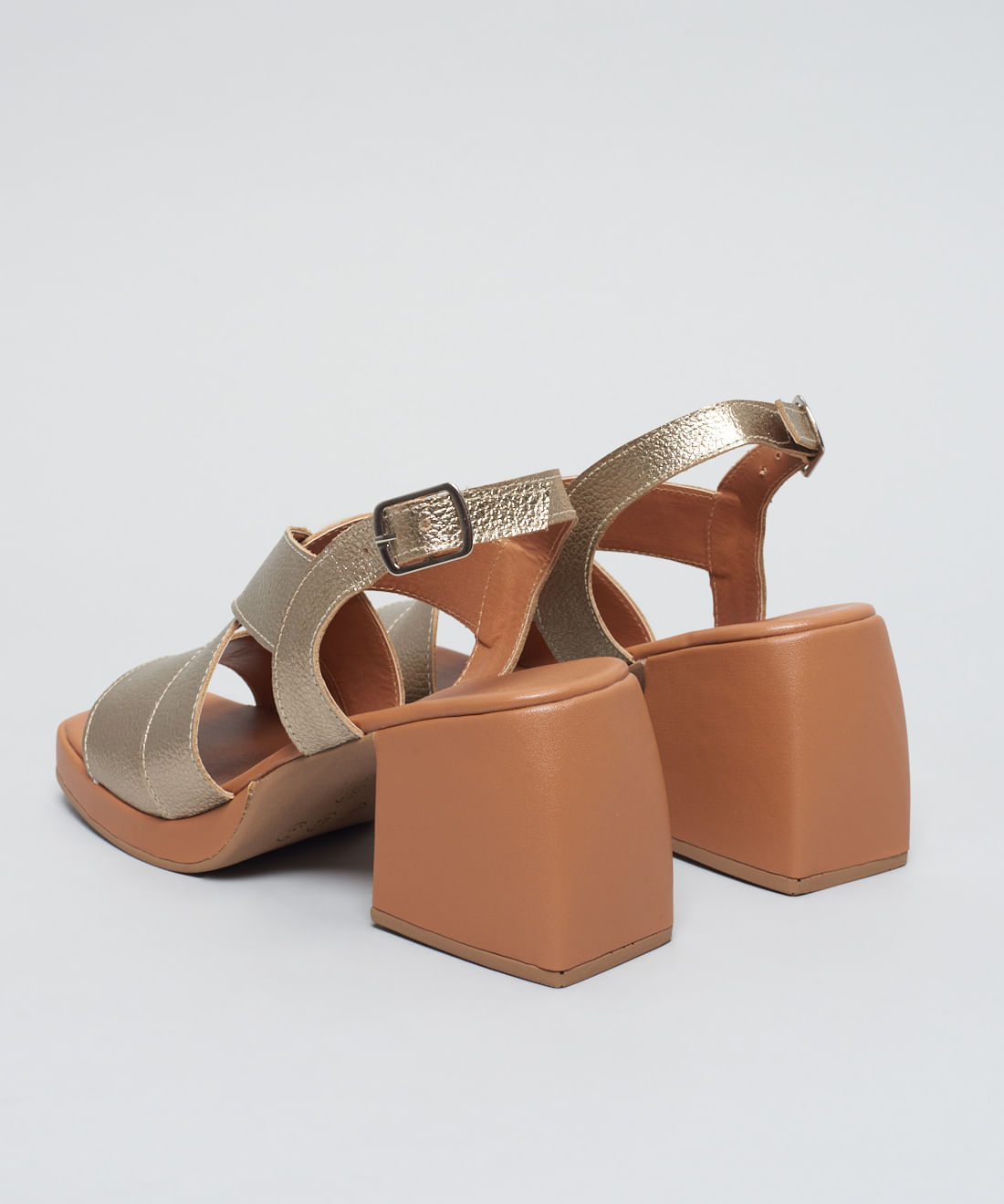 Meia Pata Couro Elisa - Prata Velho - Imagem 11