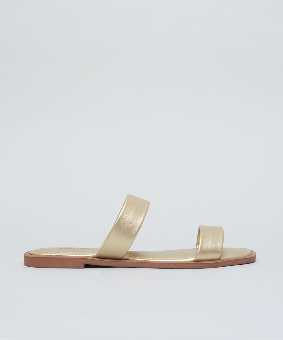 Rasteira Basica Soft Gabi - Prata Velho - Imagem 11