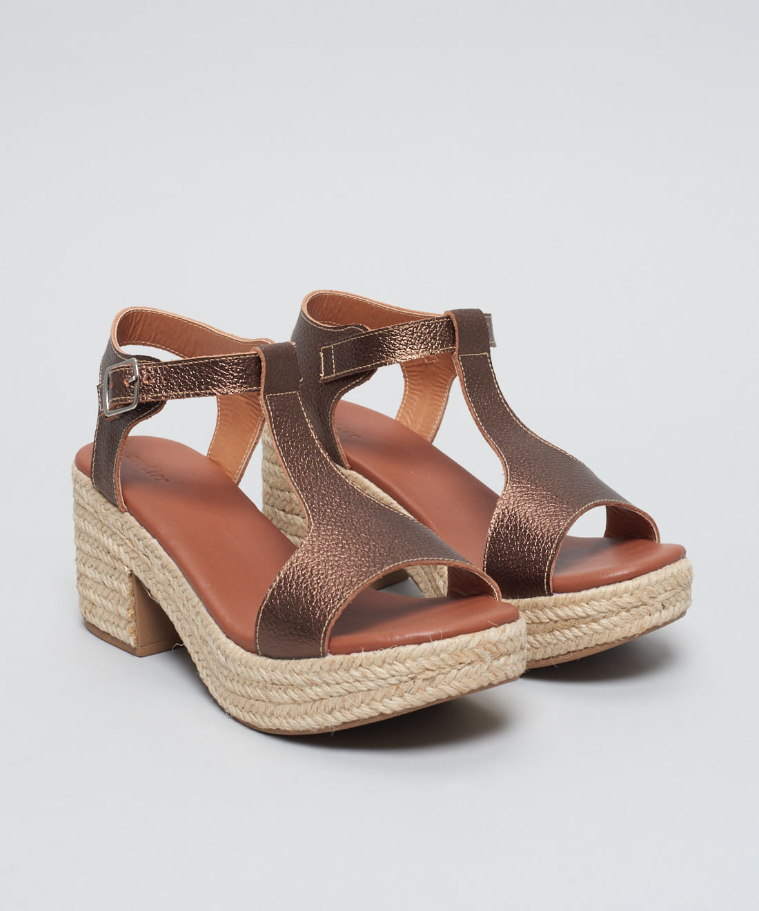 Meia Pata Couro Sue - Bronze - Imagem 7