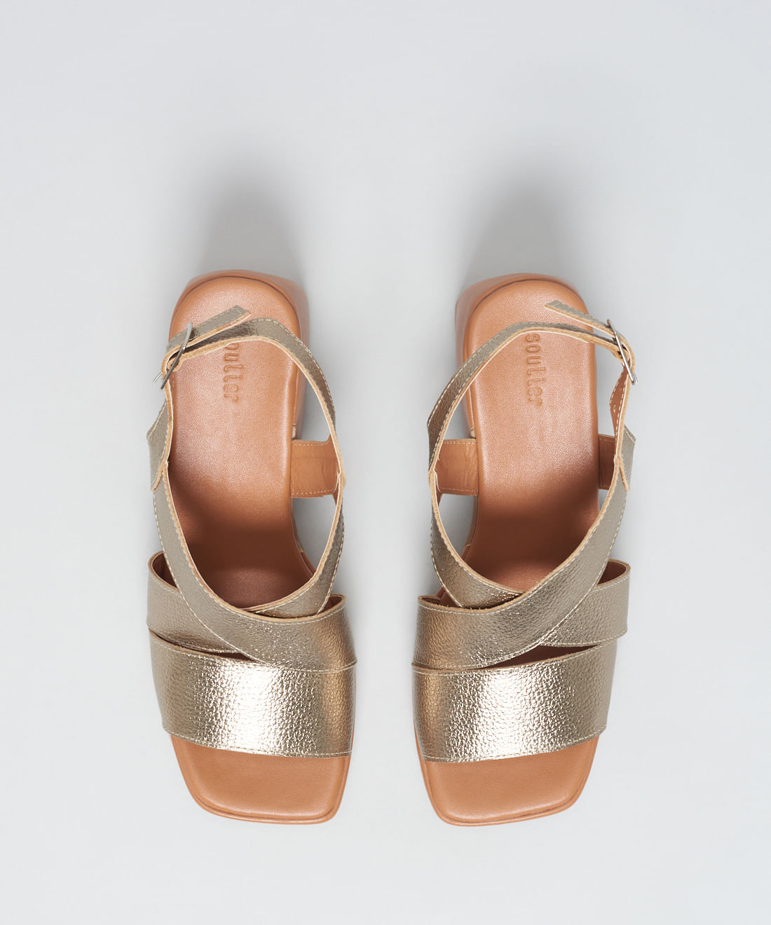 Meia Pata Couro Elisa - Prata Velho - Imagem 16