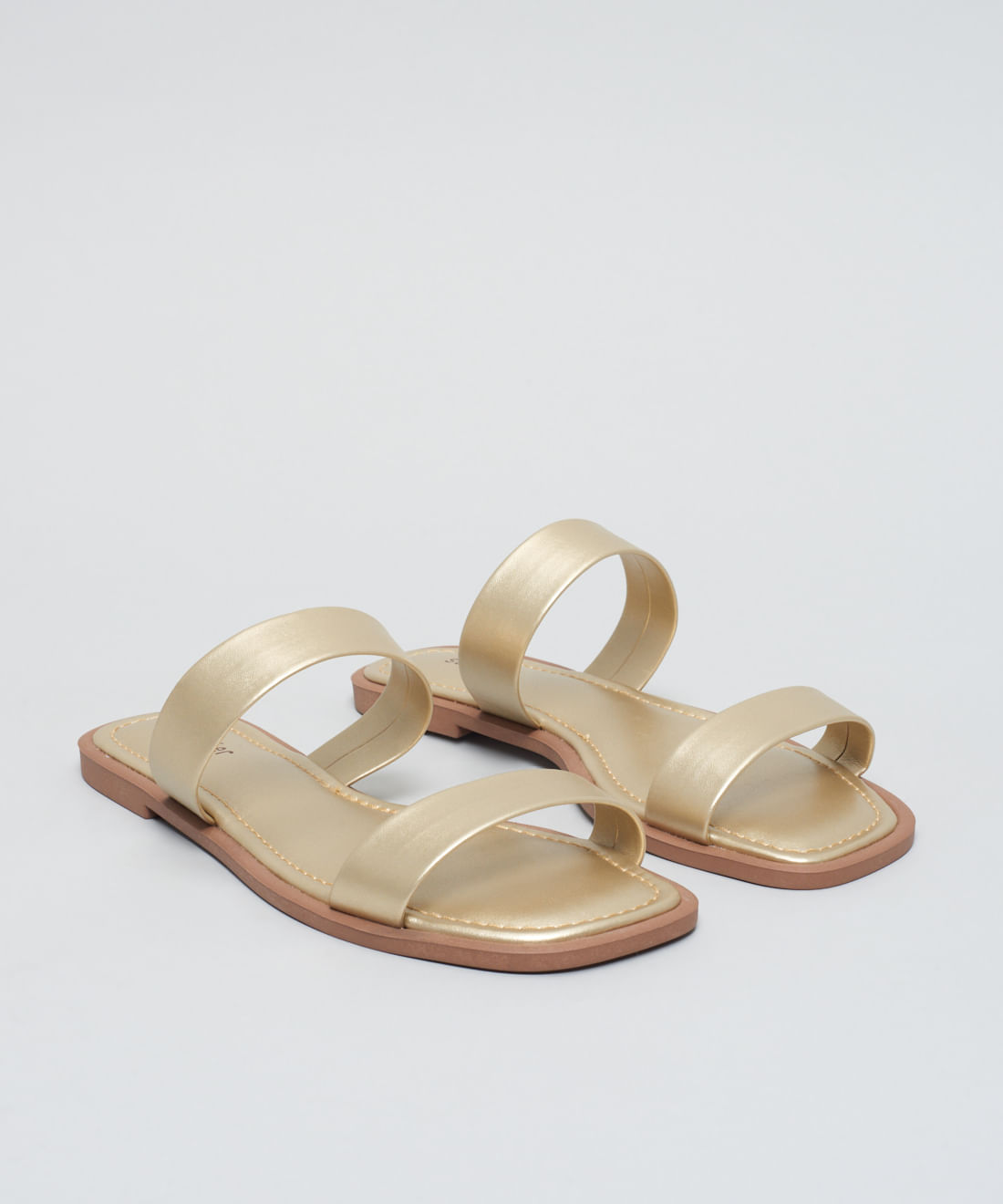 Rasteira Basica Soft Gabi - Prata Velho - Imagem 17