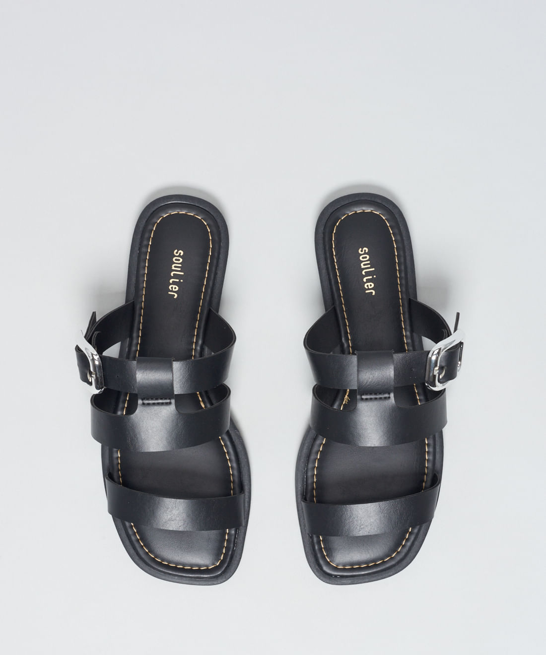 Rasteira Basica Soft Fivela - Preto - Imagem 14