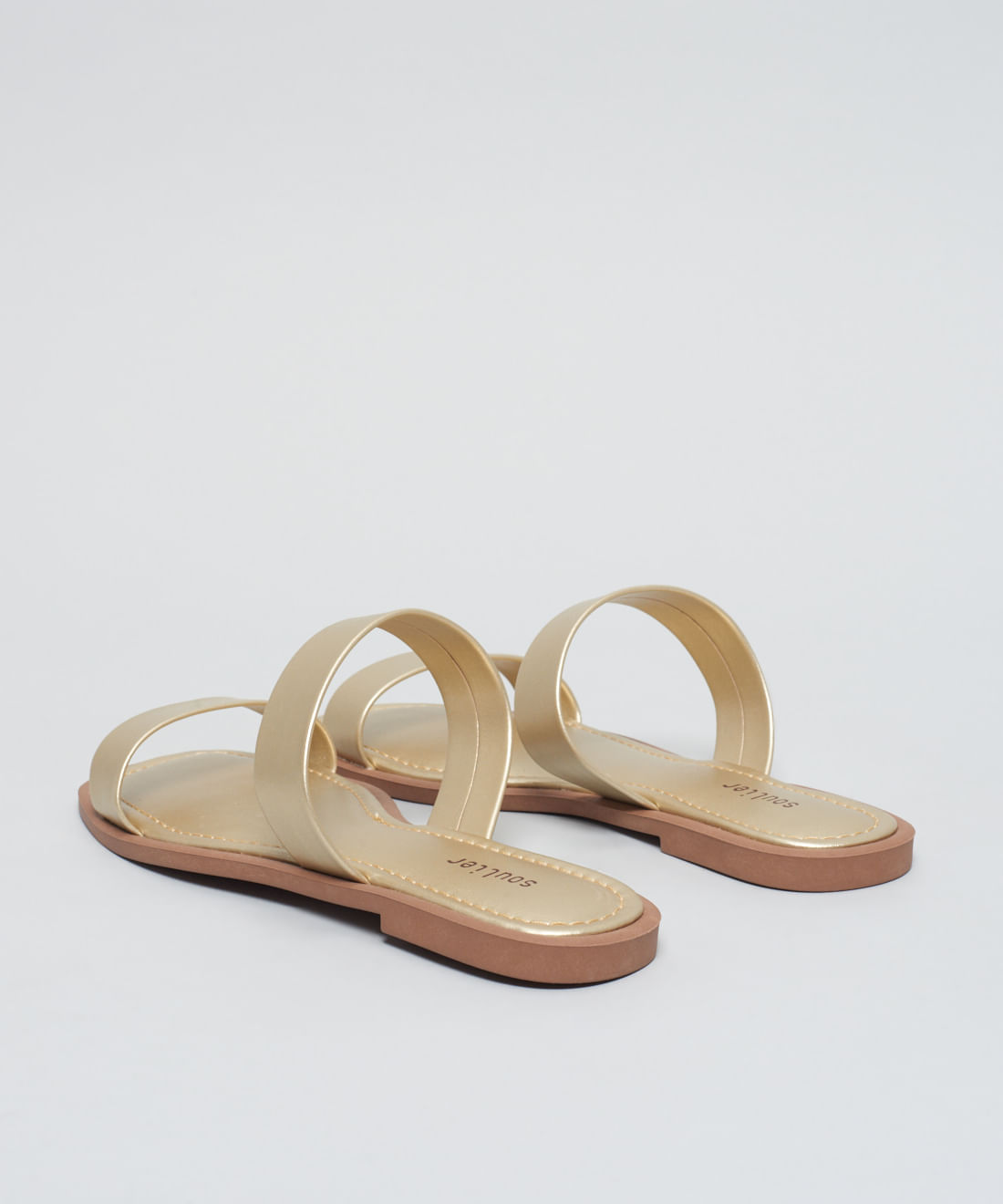 Rasteira Basica Soft Gabi - Prata Velho - Imagem 33