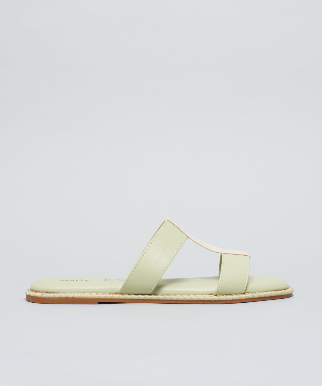 Rasteira Basica Soft Mari - Pistache