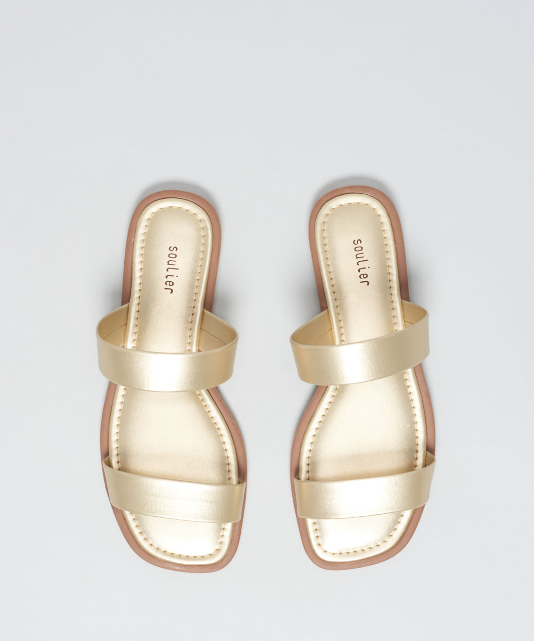 Rasteira Basica Soft Gabi - Prata Velho - Imagem 19