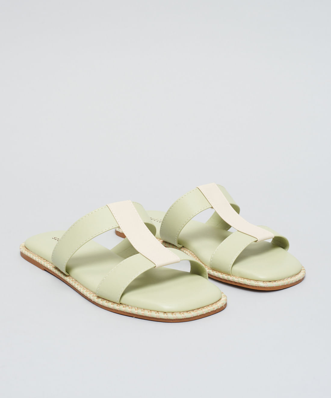 Rasteira Basica Soft Mari - Pistache - Imagem 22