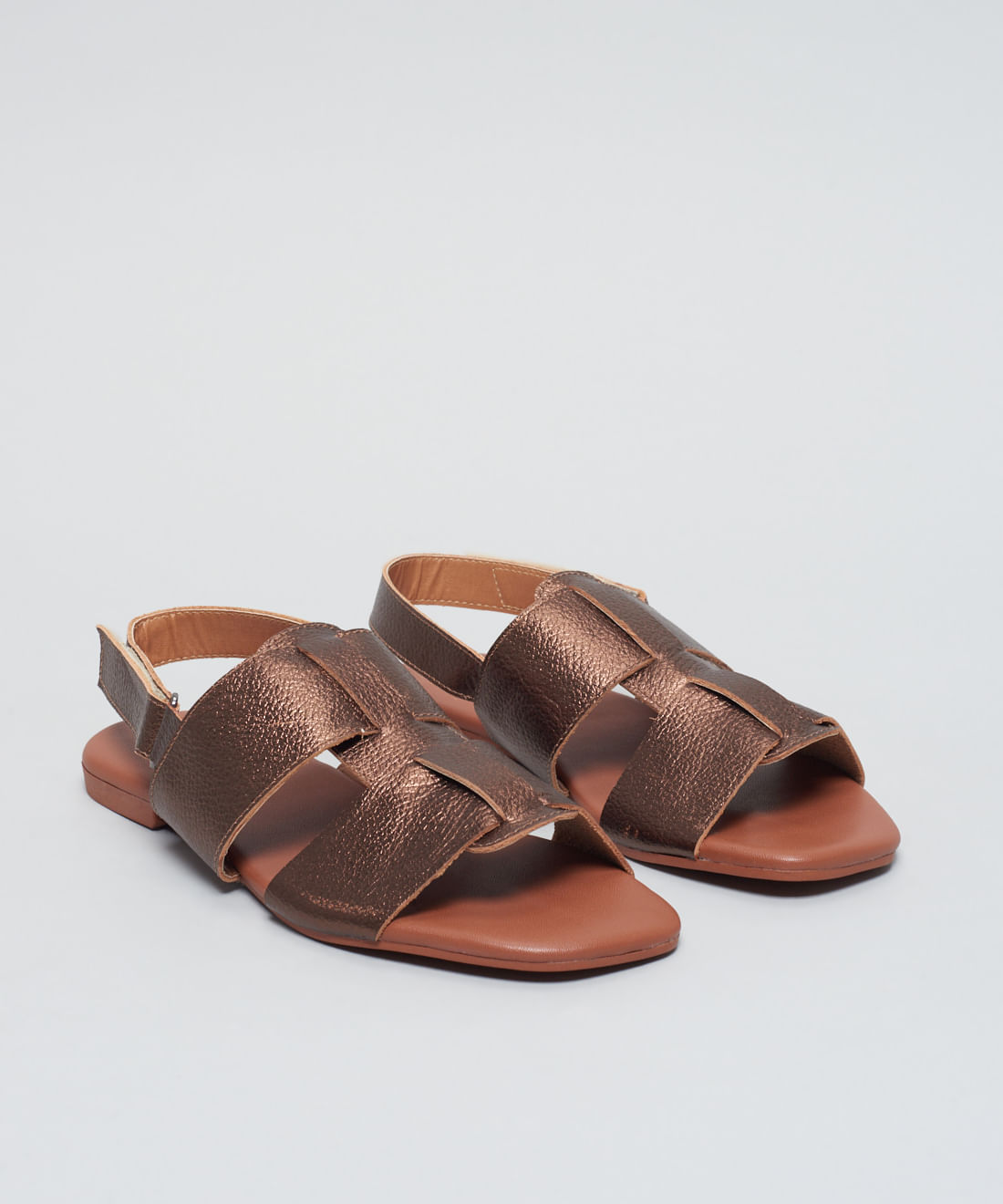 Rasteira Basica Couro Liz - Bronze - Imagem 27
