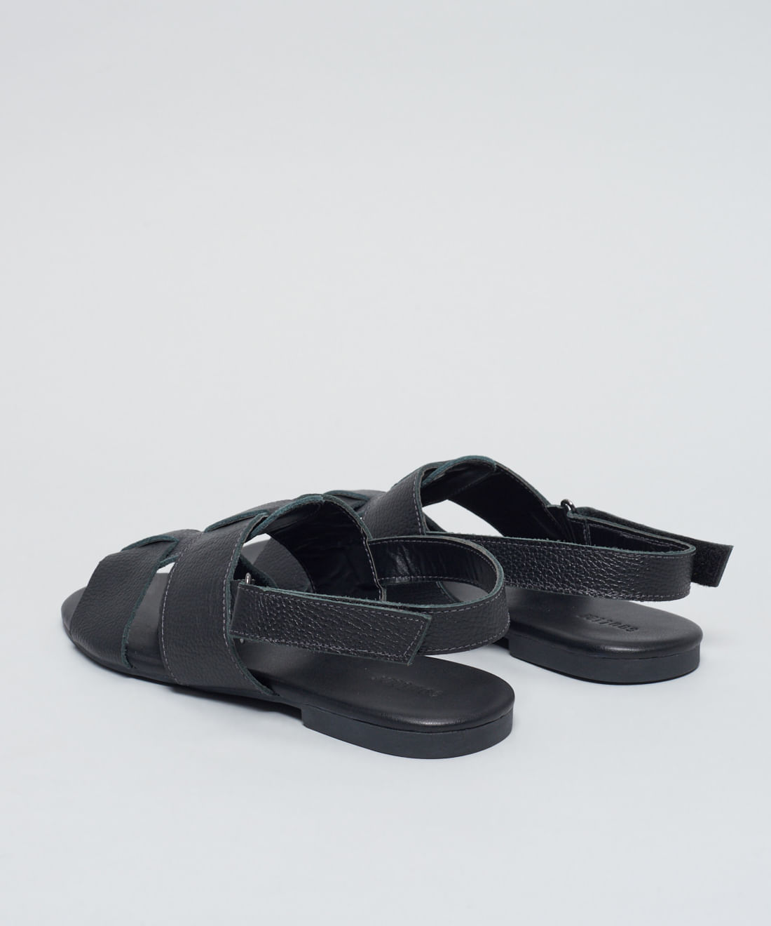 Rasteira Basica Couro Liz - Preto - Imagem 3