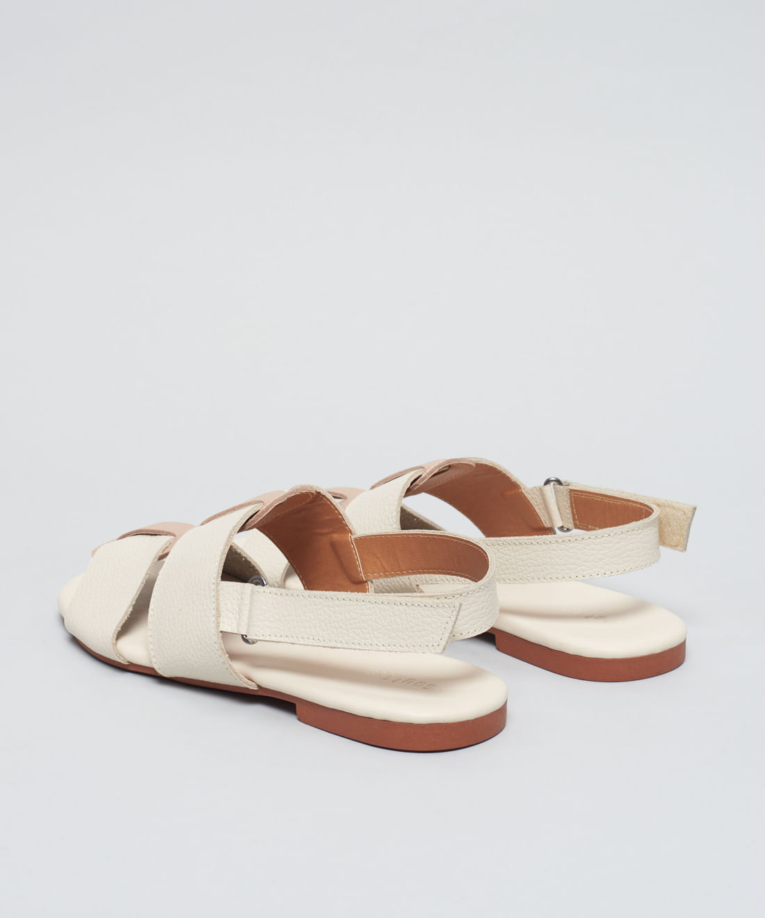 Rasteira Basica Couro Liz - Offwhite - Imagem 23