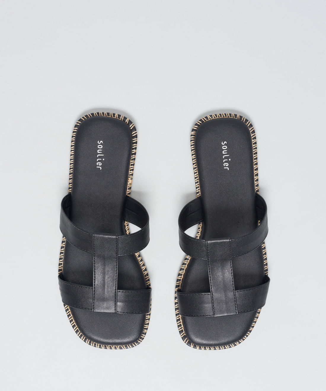 Rasteira Basica Soft Mari - Preto - Imagem 9