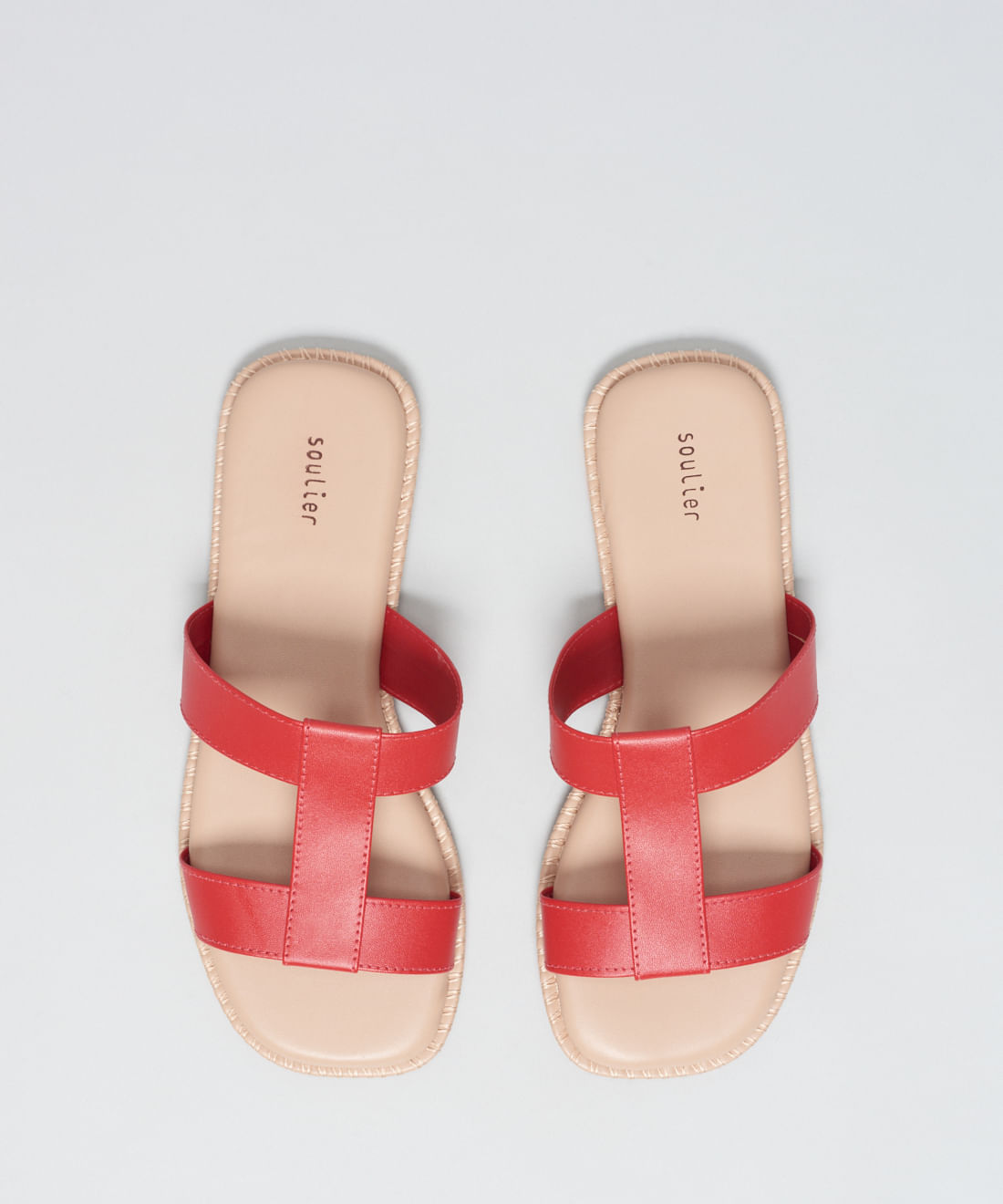 Rasteira Basica Soft Mari - Vermelho - Imagem 19