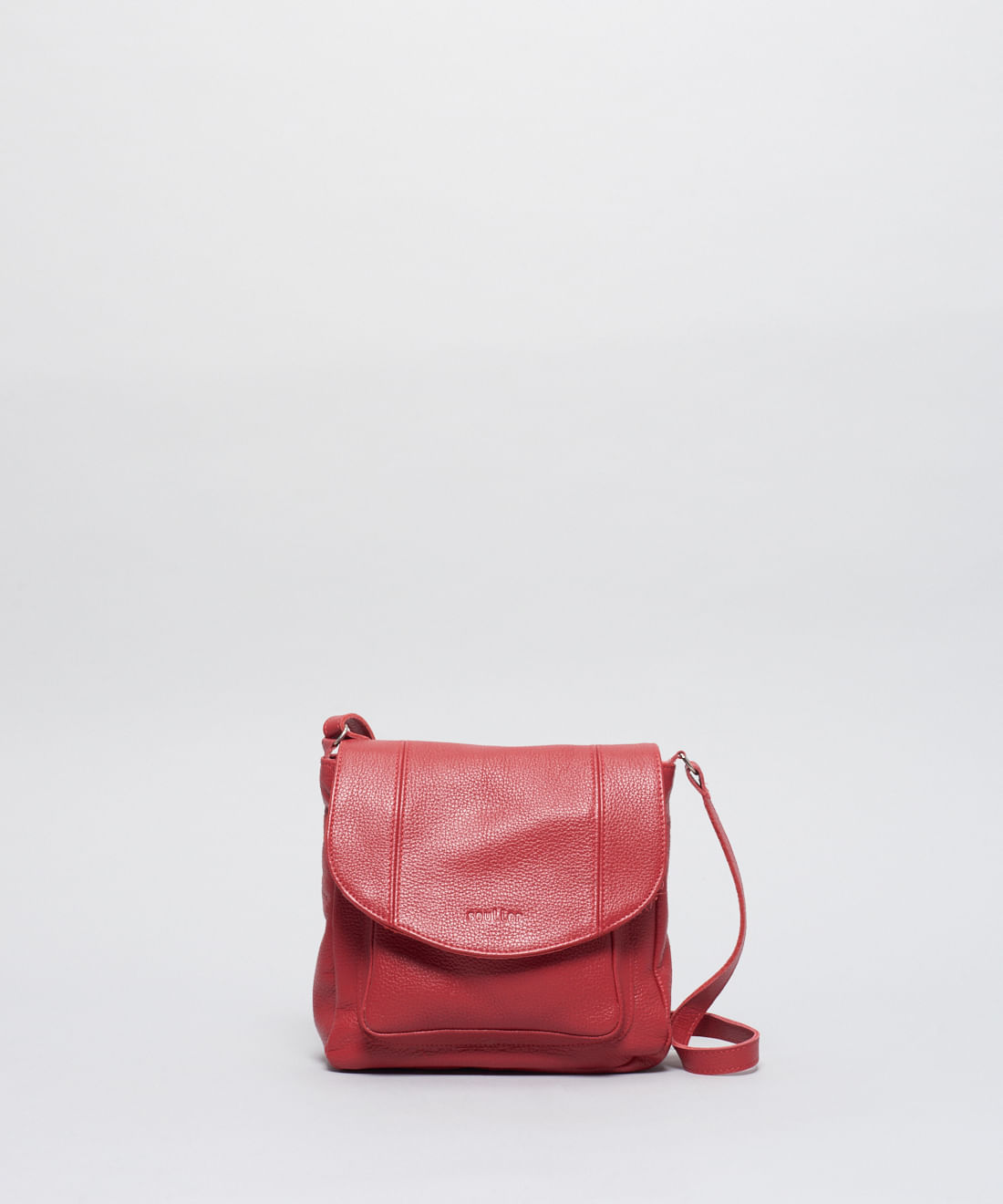 Bolsa p Couro Bia - Vermelho
