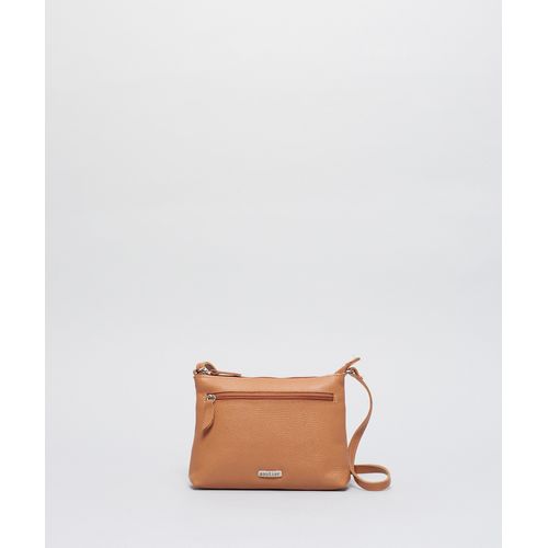Bolsa p Couro Rita - Caramelo
