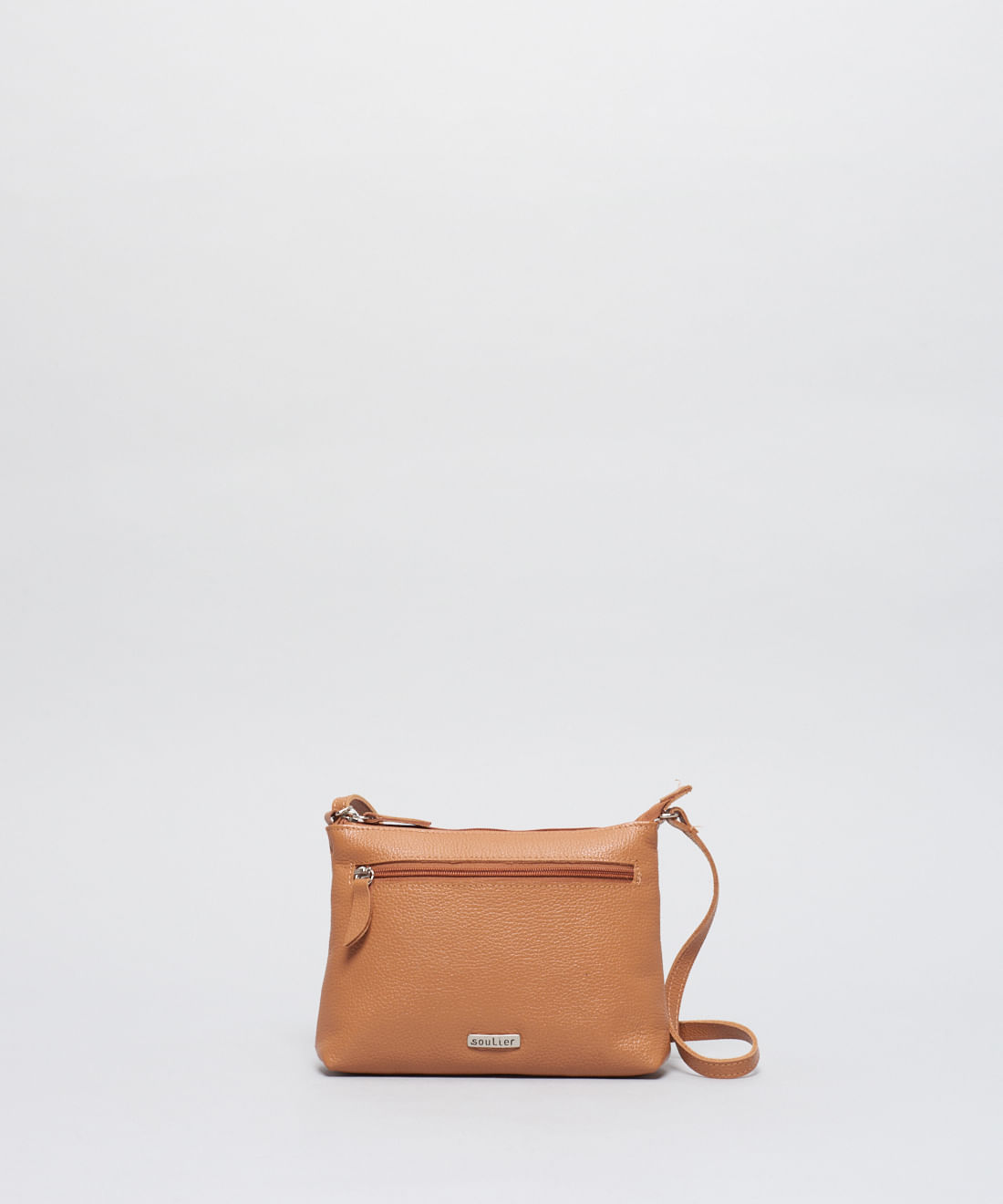 Bolsa p Couro Rita - Caramelo