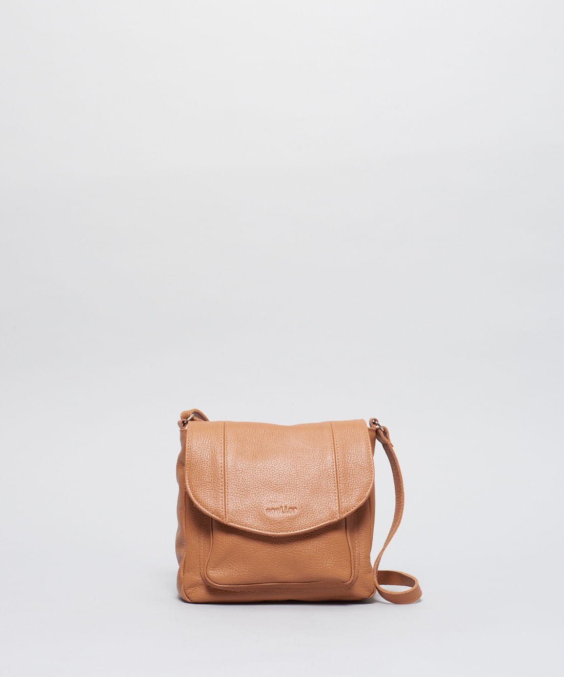 Bolsa p Couro Bia - Caramelo