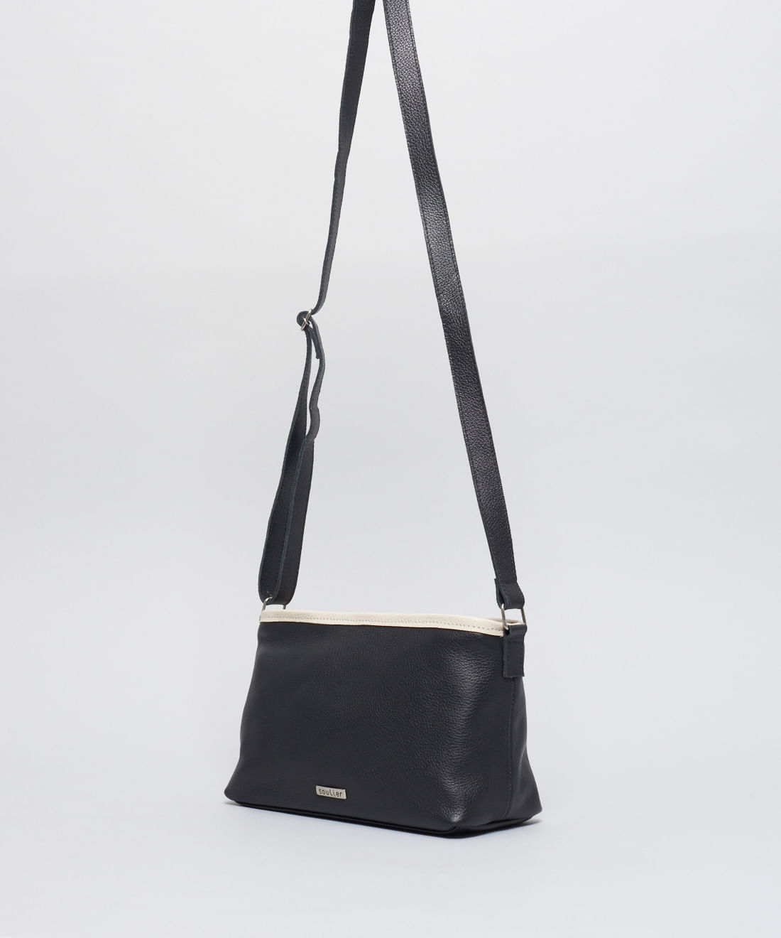 Bolsa p Couro Camila - Preto - Imagem 2