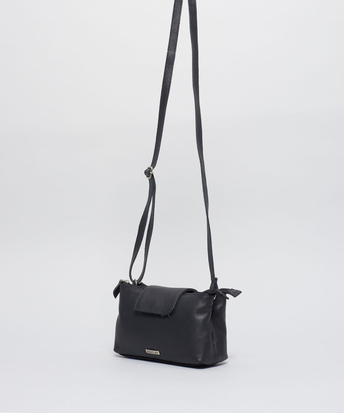 Bolsa p Couro Fernanda - Preto - Imagem 2