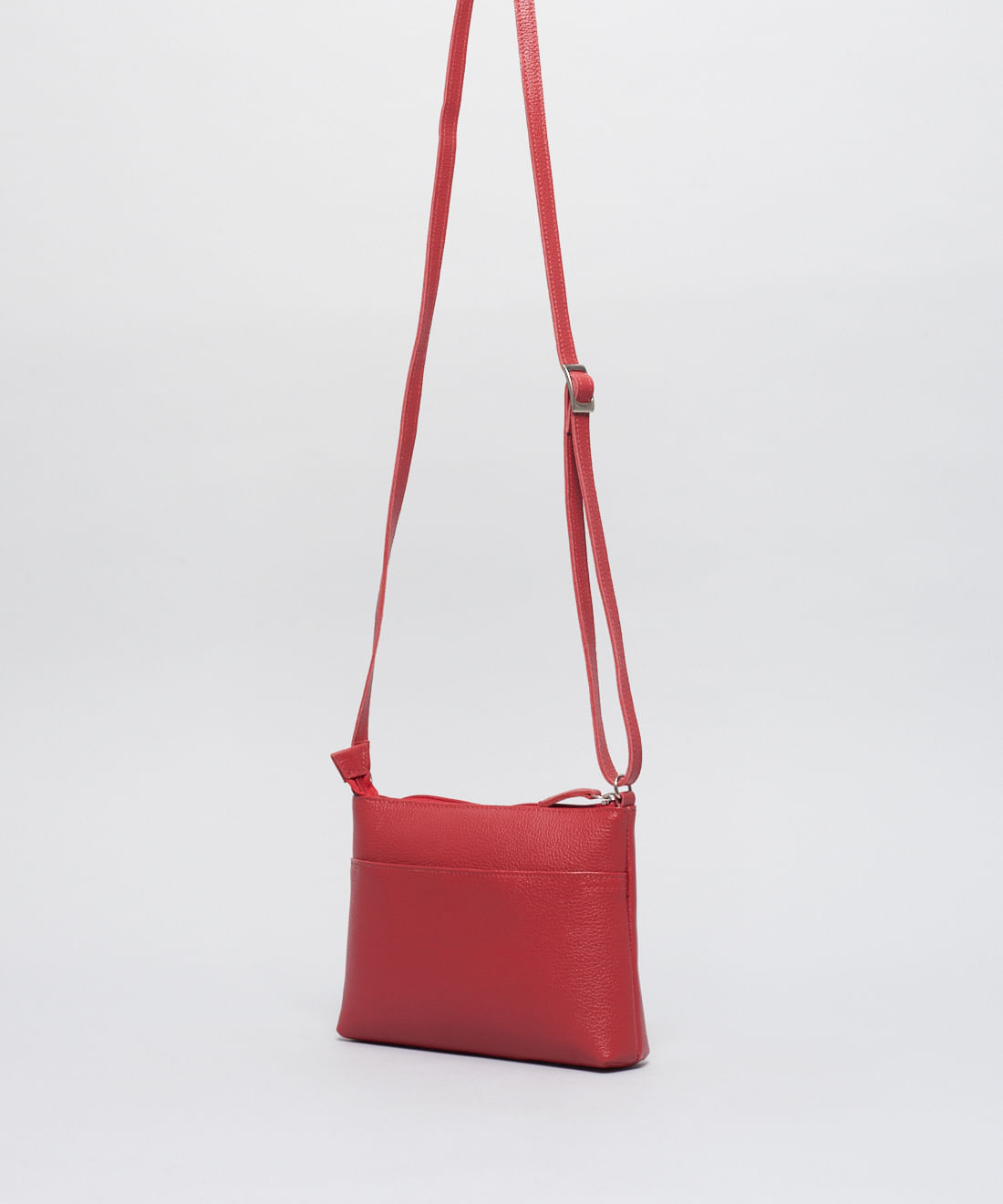 Bolsa p Couro Rita - Vermelho - Imagem 2