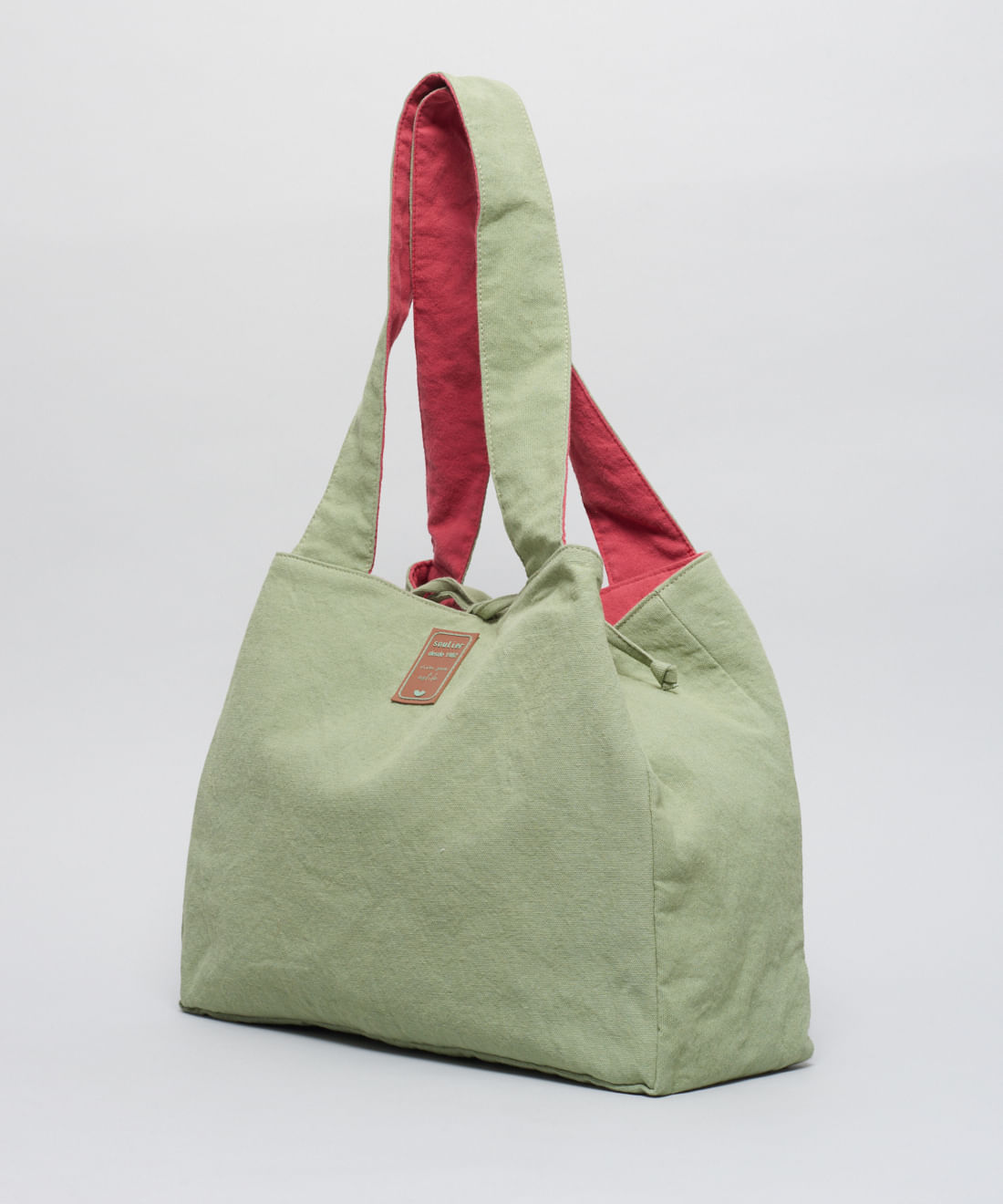 Bolsa Dupla Face Soul - Pistache/Flor De Lotus - Imagem 2