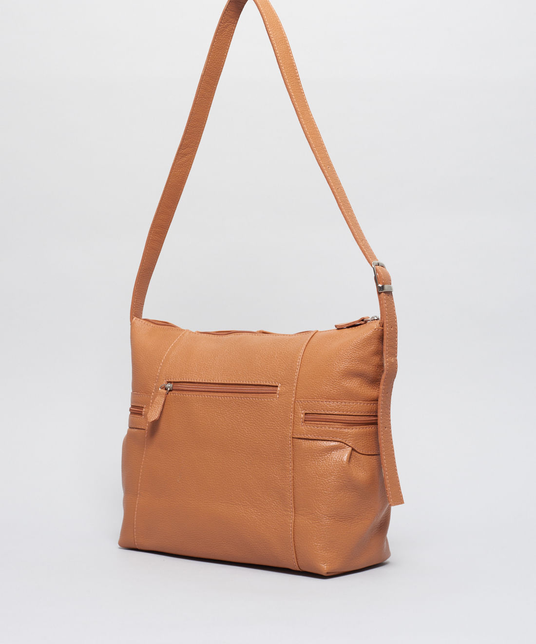 Bolsa g Couro Samantha - Caramelo - Imagem 2