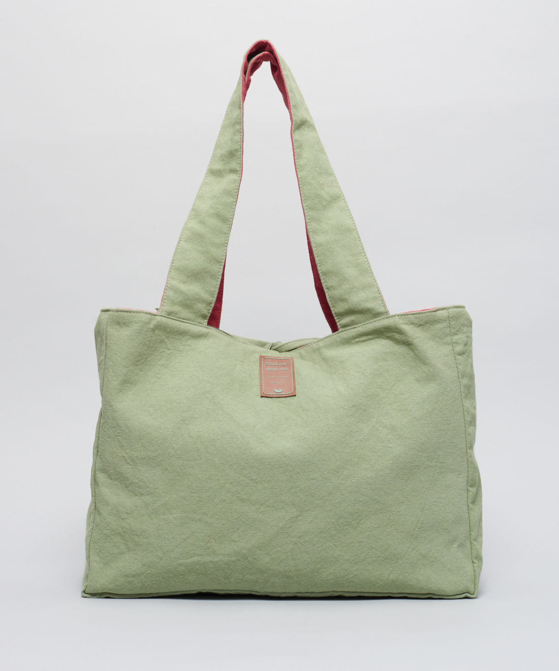 Bolsa Dupla Face Soul - Pistache/Flor De Lotus - Imagem 3