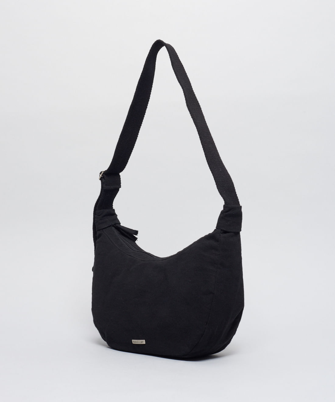 Bolsa m Lona Canoa - Preto - Imagem 2