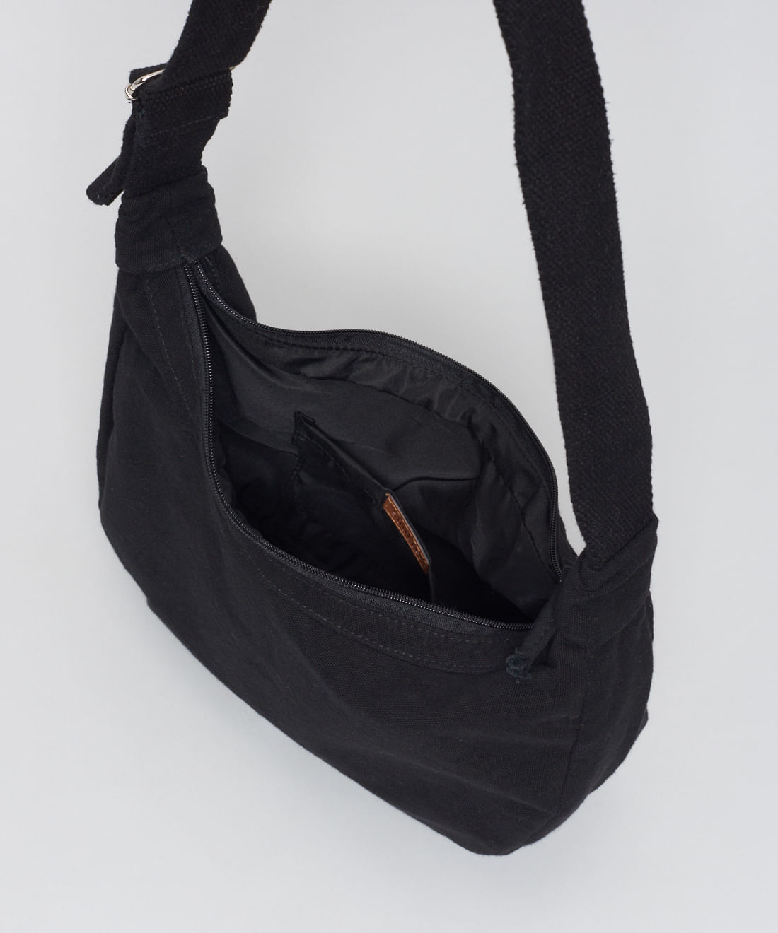 Bolsa m Lona Canoa - Preto - Imagem 3