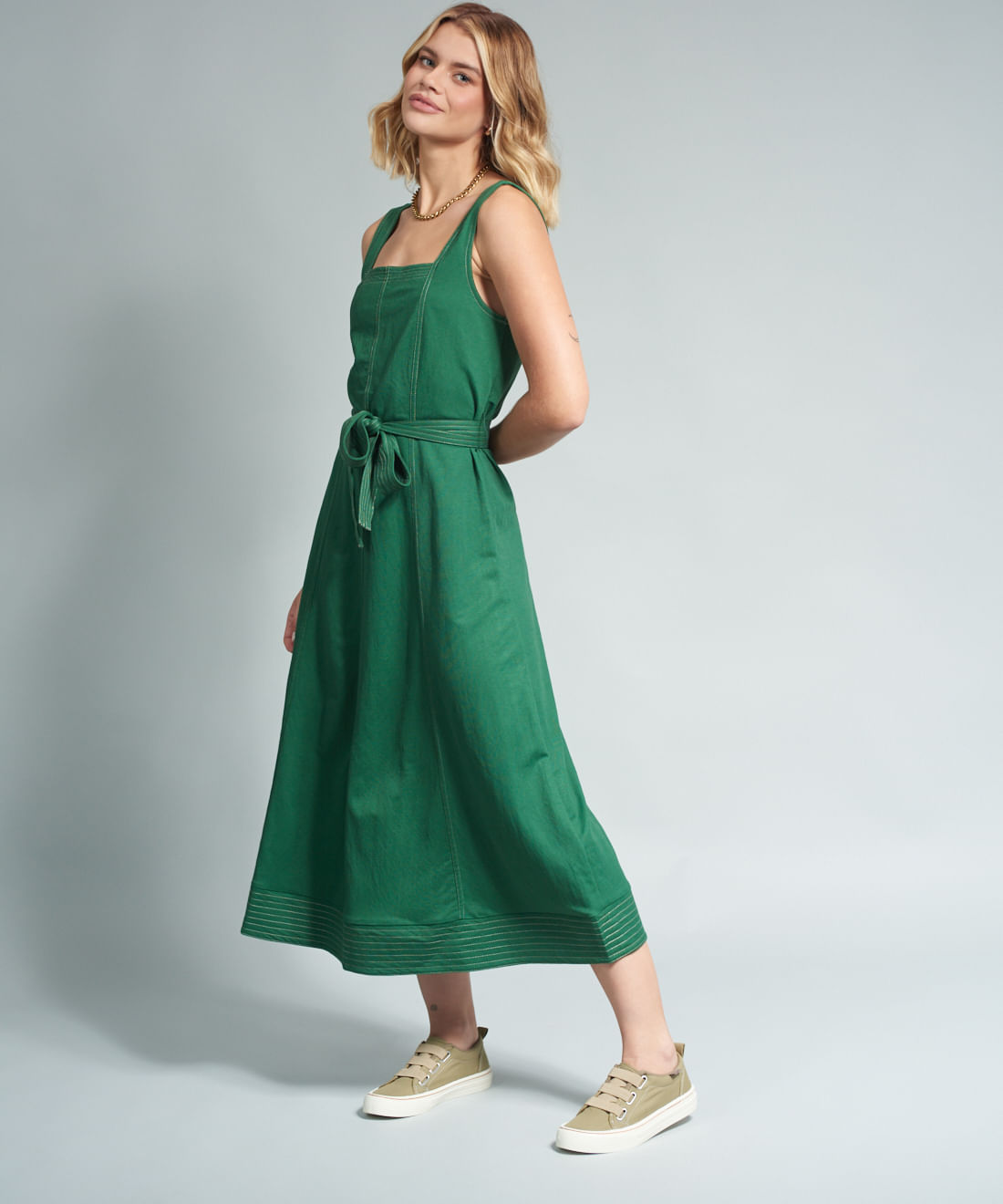 Tenis Lona Elastico - Pistache - Imagem 25