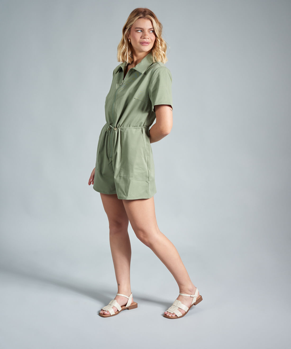 Rasteira Pescador Duo - Offwhite - Imagem 20