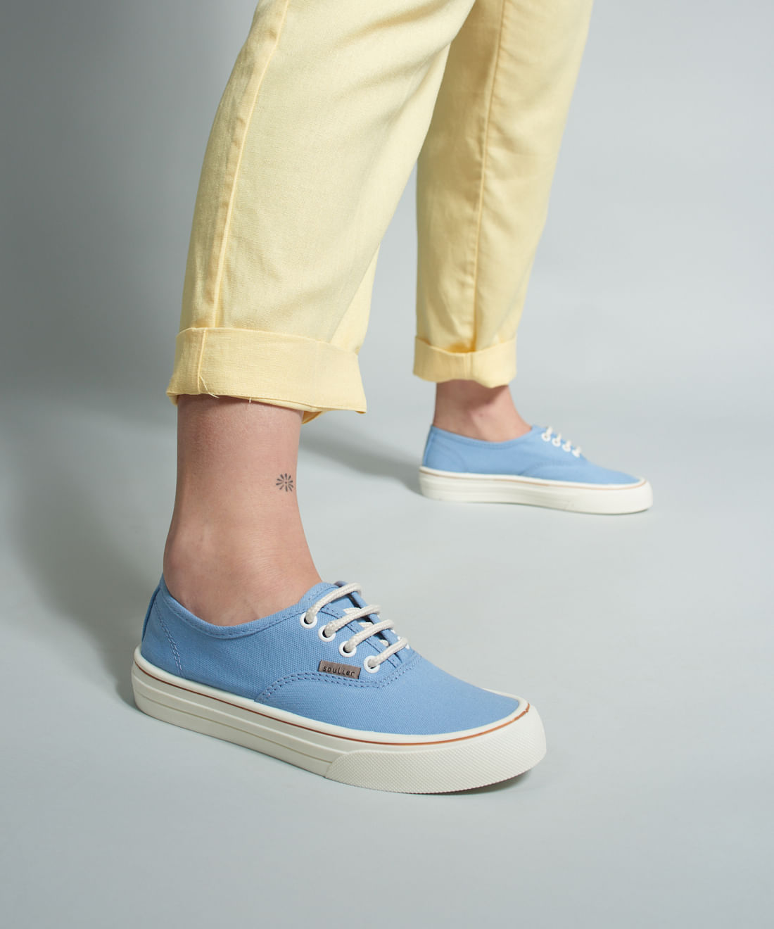 Tenis Lona Basico Casual - Azul Safira - Imagem 35