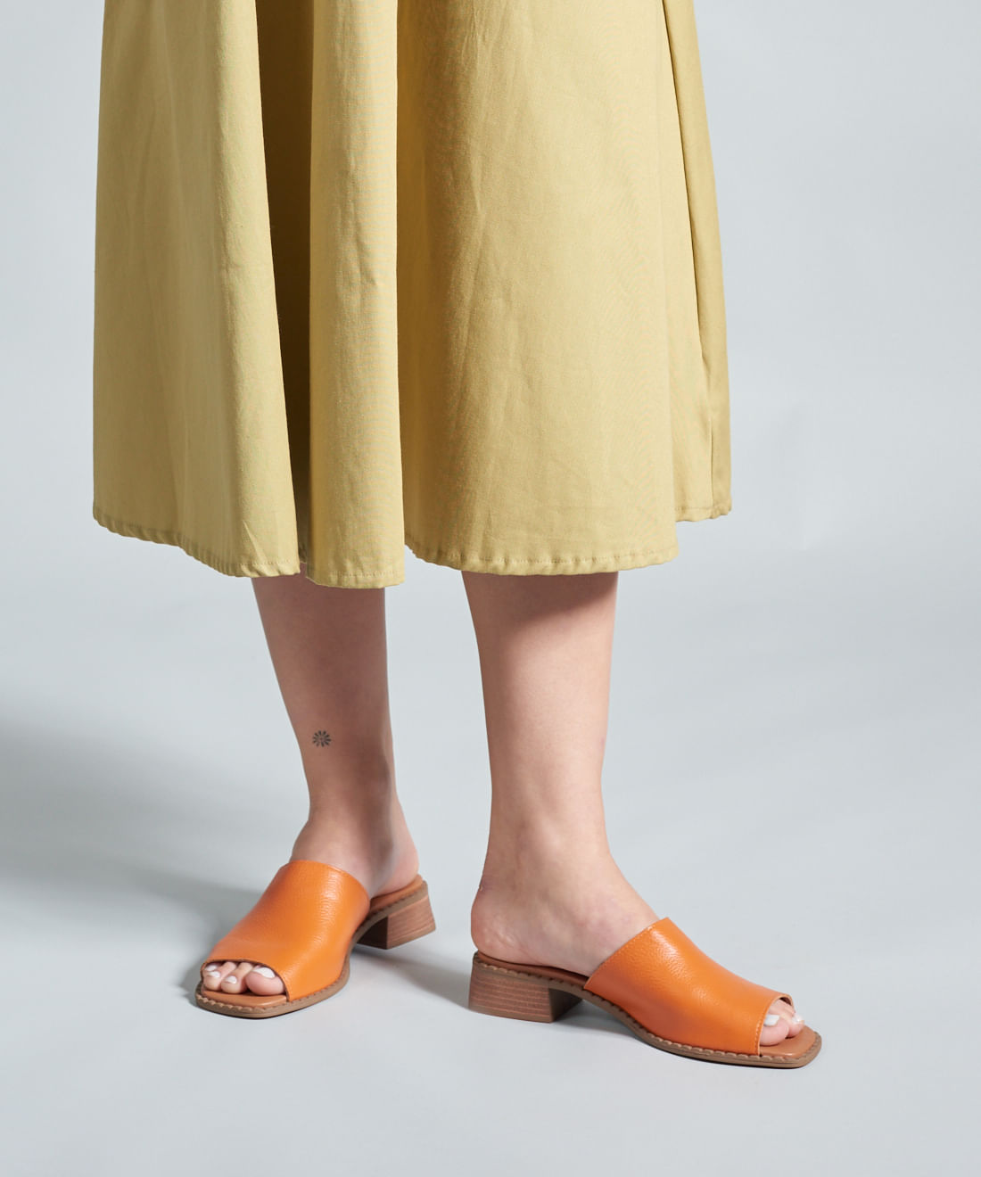 Salto Medio Mule - Tangerina - Imagem 30