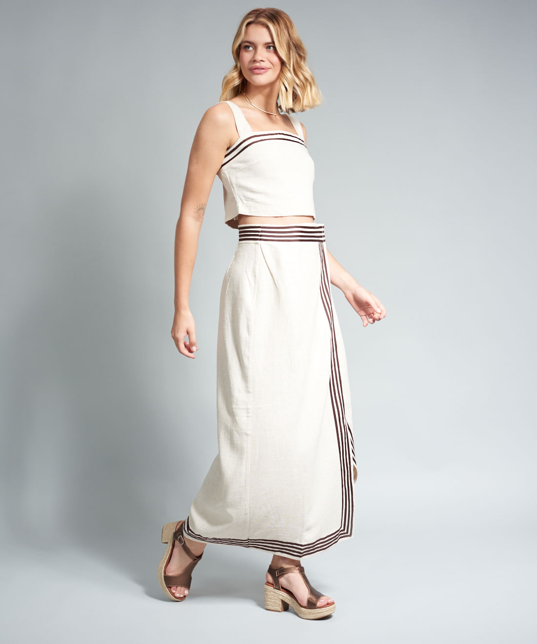 Meia Pata Couro Sue - Bronze - Imagem 5