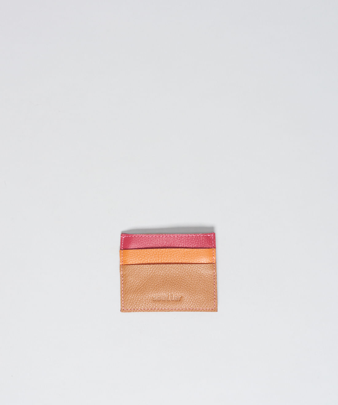 Porta Cartao Colors Marina - Caramelo/Flor De Lotus