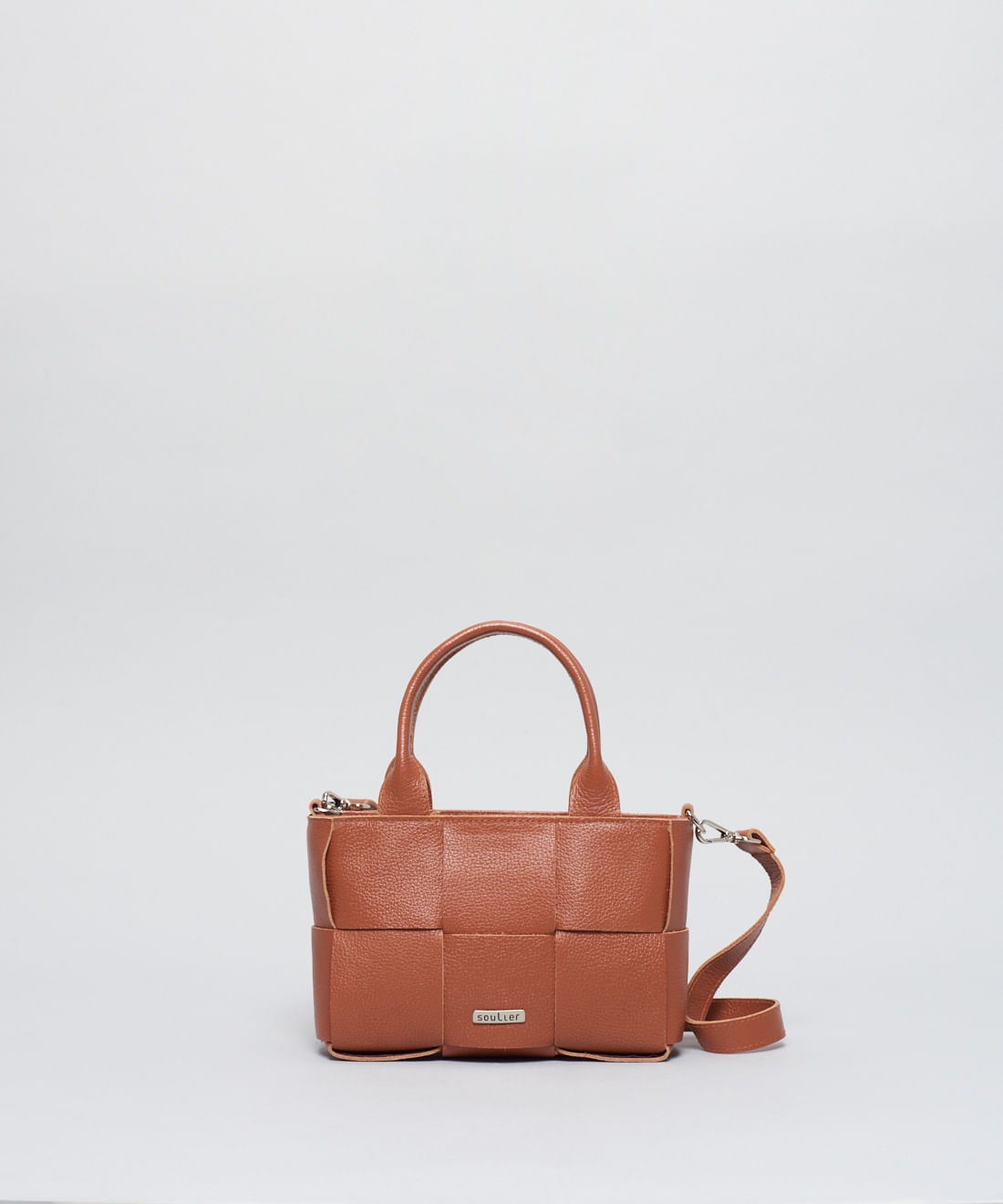 Bolsa p Couro Tresse - Mousse