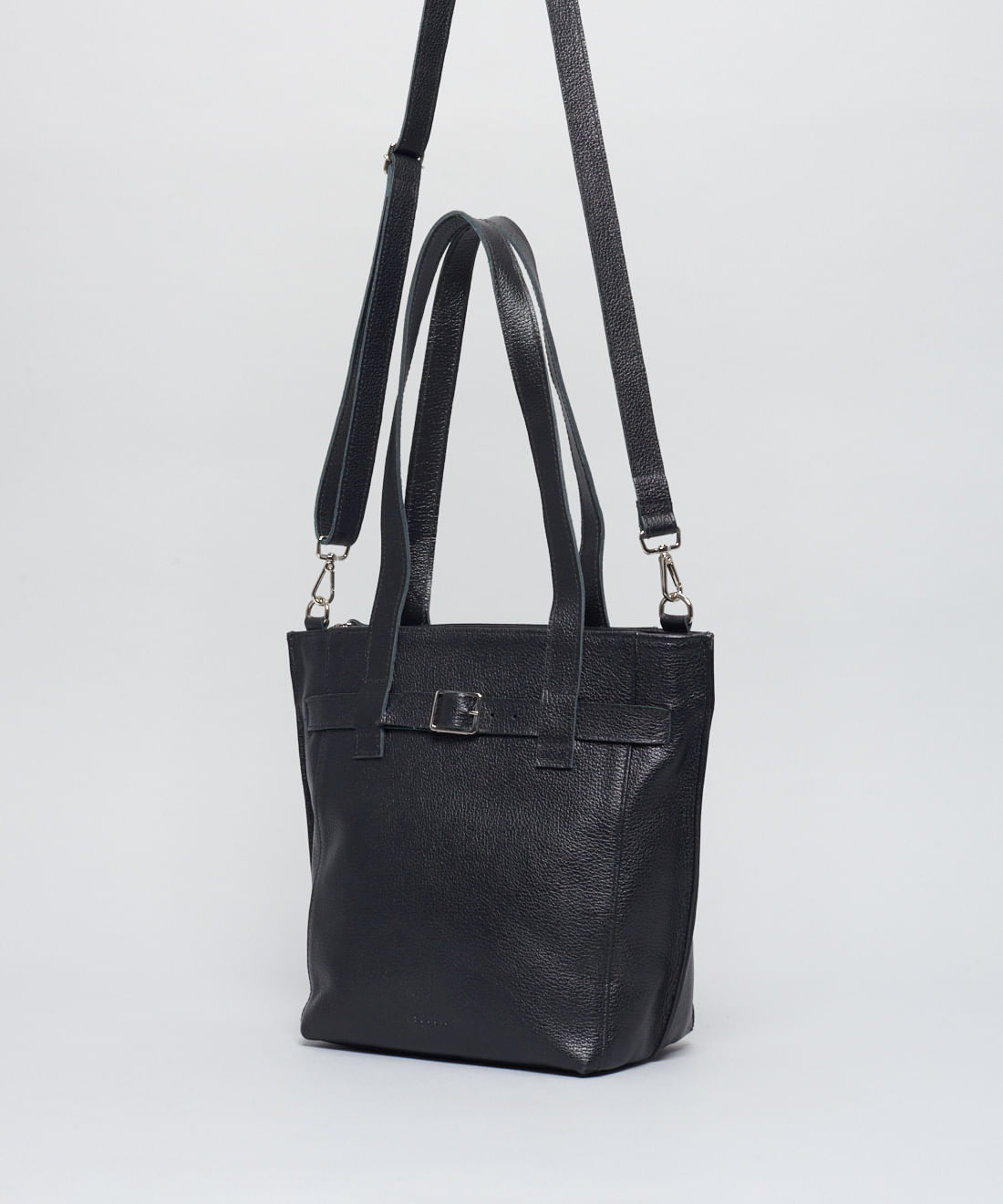 Bolsa m Couro Stella - Preto - Imagem 2