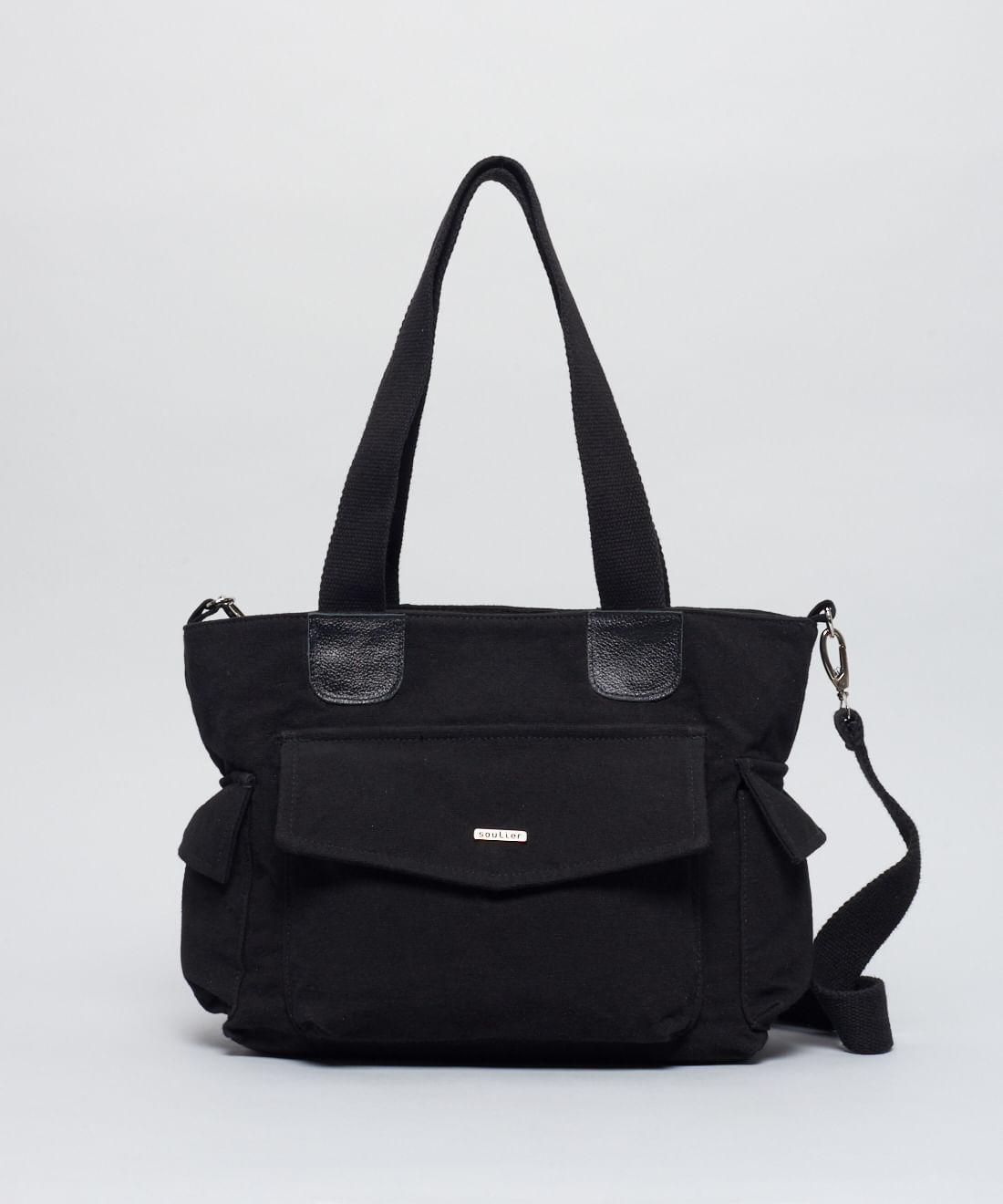 Bolsa m Lona Luisa - Preto