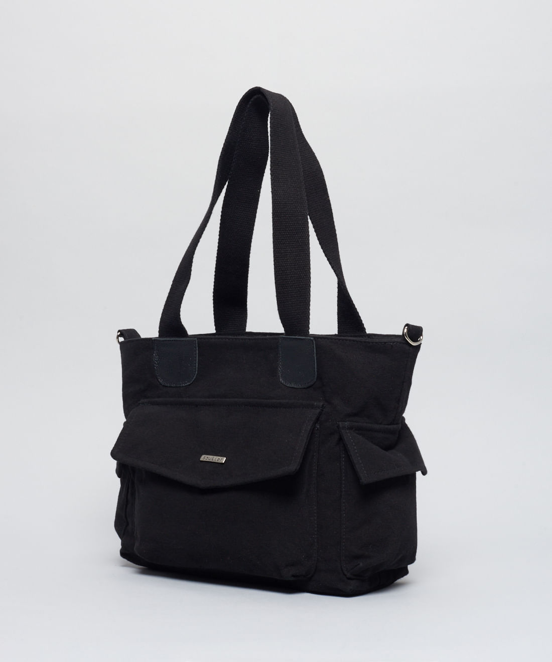Bolsa m Lona Luisa - Preto - Imagem 3