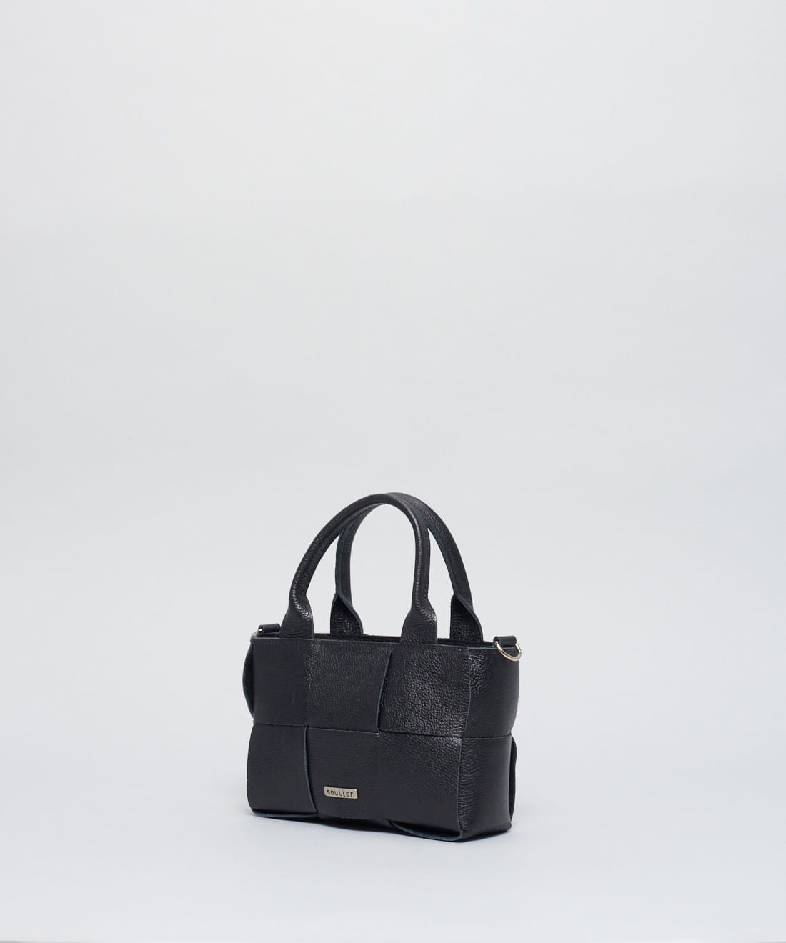 Bolsa p Couro Tresse - Preto - Imagem 3