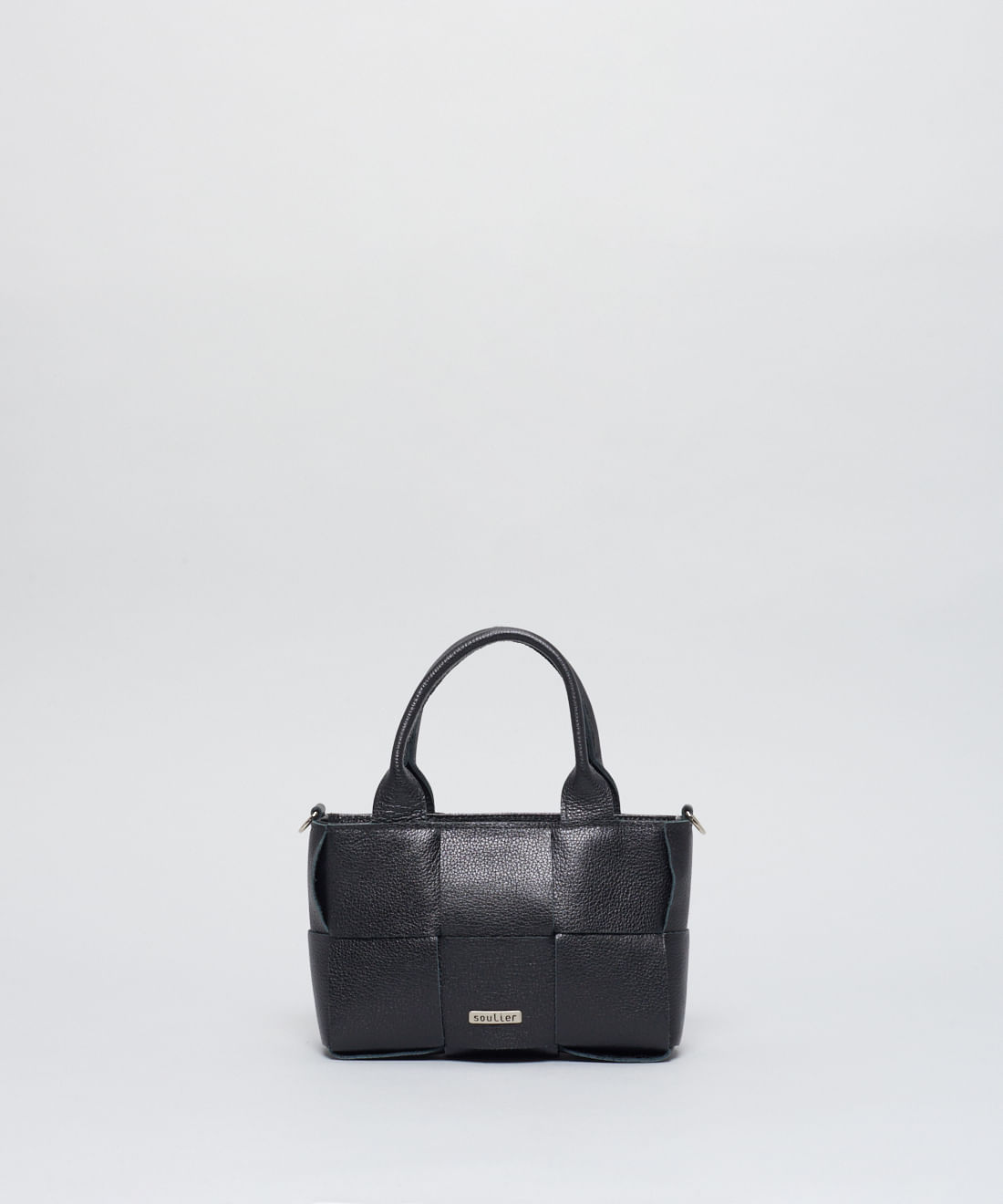 Bolsa p Couro Tresse - Preto - Imagem 4